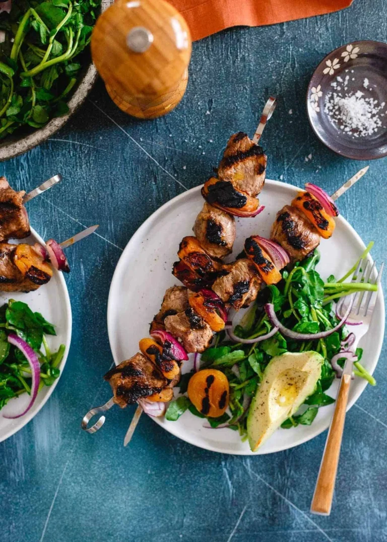 HONEY APRICOT SMOKED SKEWERS